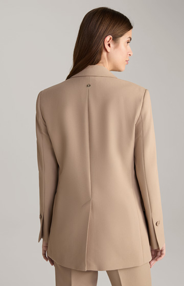 Judie Longline Blazer in Beige