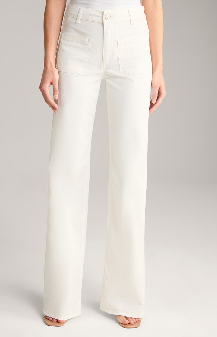 Wide Leg Jeans in Offwhite