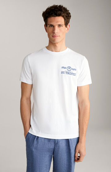 T-Shirt Barrett in Weiß