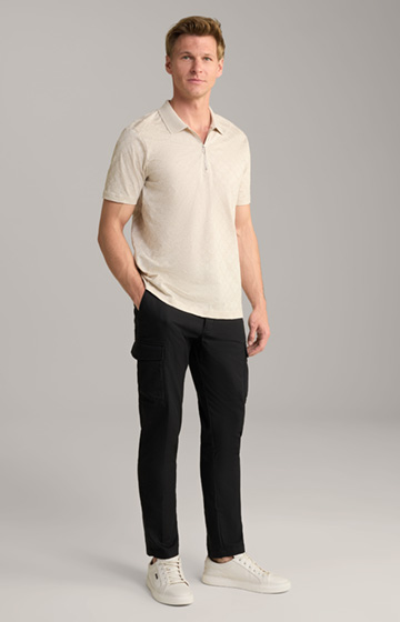 Benito Polo Shirt in Beige