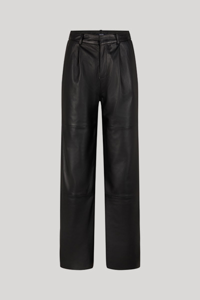 Lederhose Lorena in Schwarz