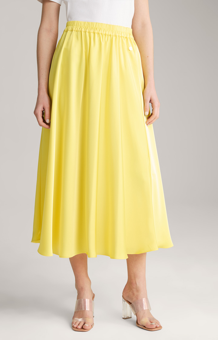 Satin Skirt in Yellow