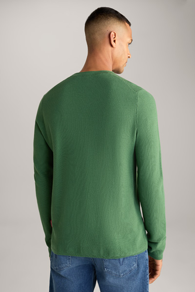 Hajon Cotton Pullover in Green