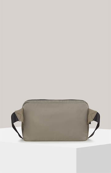 Atessa Lino Crossbody Bag in Grey/Green