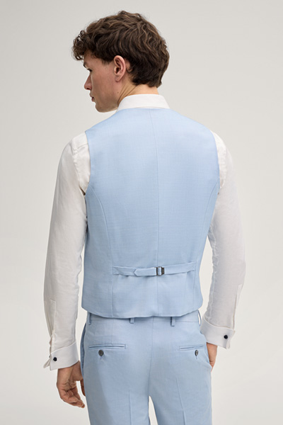Weazer Waistcoat in Light Blue