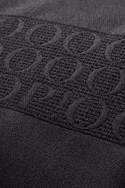 JOOP! Signature Stripes decorative cushion cover in anthracite, 40 x 60 cm