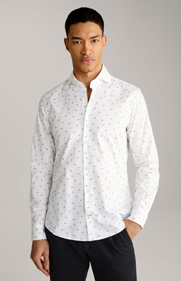 Koszula Pai w biało-niebieski wzór