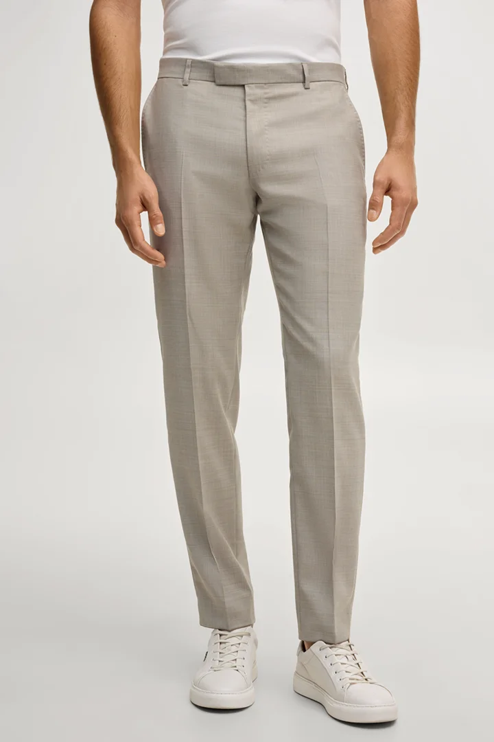 JOOP! präsentiert das Produkt Baukasten-Anzughose Blayr in Hellbeige aus der Kategorie Hosen & Chinos