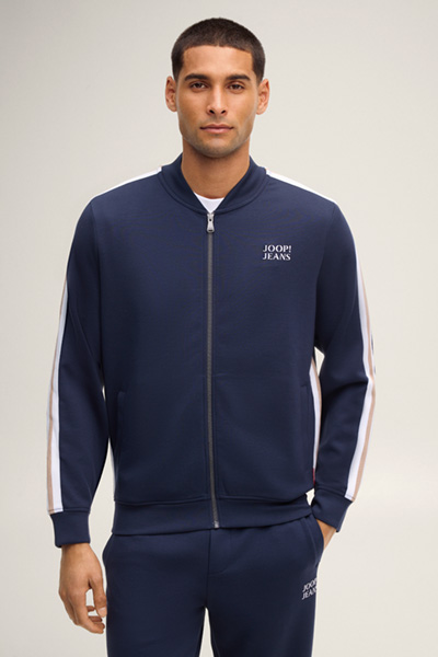 Führt zu Produktdetailseite „Sweatjacke Ahe in Navy"