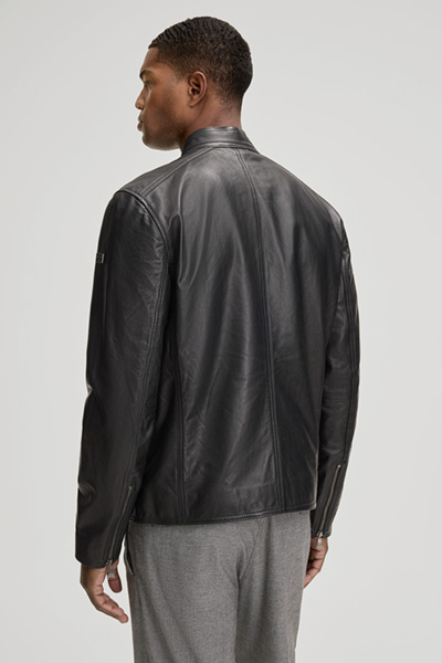 Lederjacke Arin in Schwarz