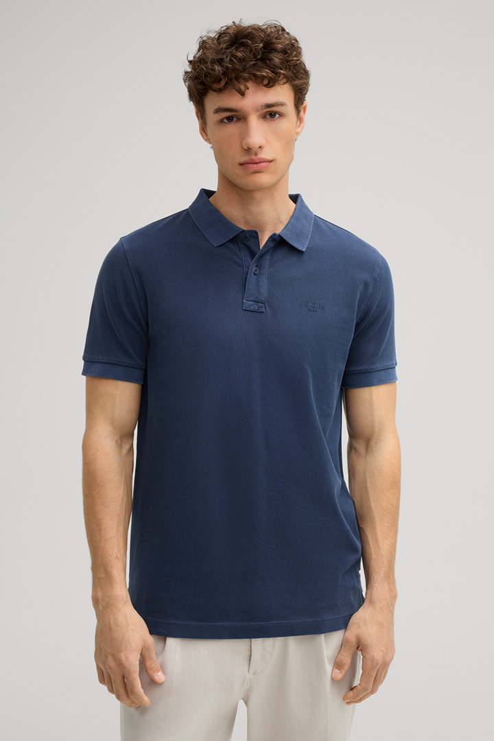 Ambrosian Polo Shirt in Dark Blue