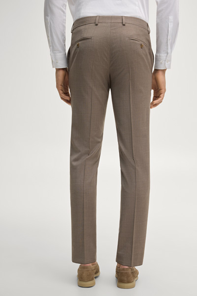 Blayr modular suit trousers in beige