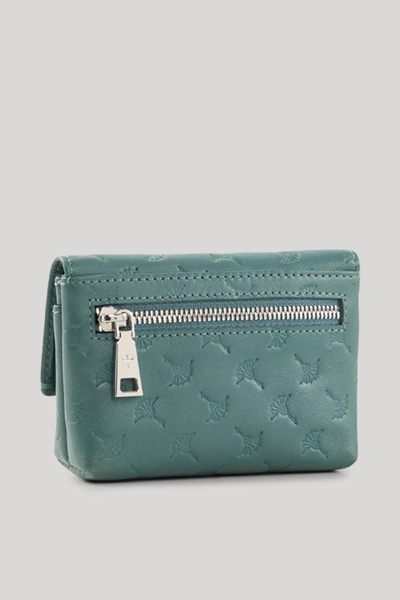 Leggero Stampa Lenta Key Pouch in Petrol