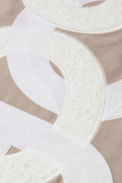 Leads to product detail page "Joop! Fabrics studio cushion with fleece filling in natural, 50 x 50 cm"