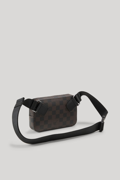 Cortina Piazza Emir Belt Bag in Dark Brown/Black