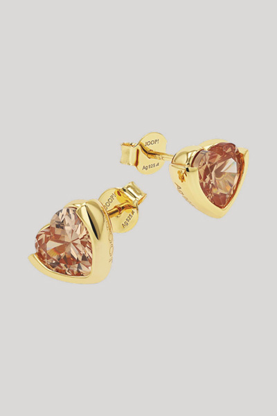 Führt zu Produktdetailseite „Ohrstecker mit Zirkonia in Gold"