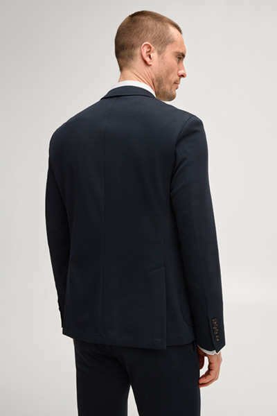 Führt zu Produktdetailseite „Jersey-Sakko Hoverest in Navy"