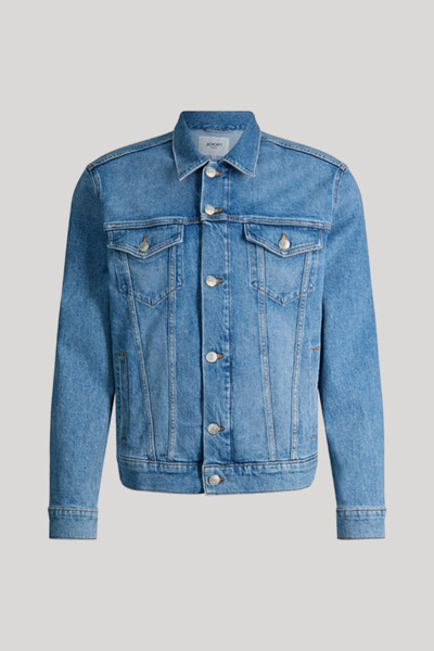Jaxon denim jacket in mid-blue