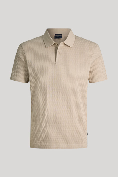 Jorge polo shirt in structured beige
