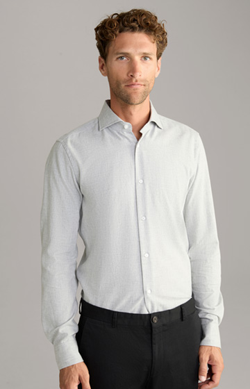 Pai Cotton Shirt in Light Grey