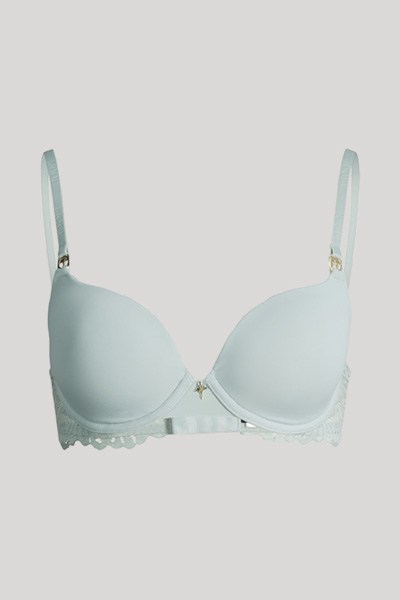 T-shirt bra in silver grey