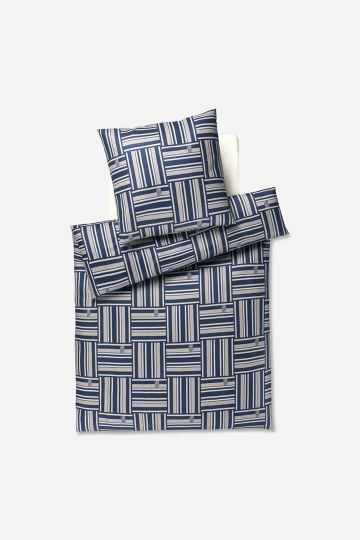 Leads to product detail page "Joop! weave bed linen, navy"