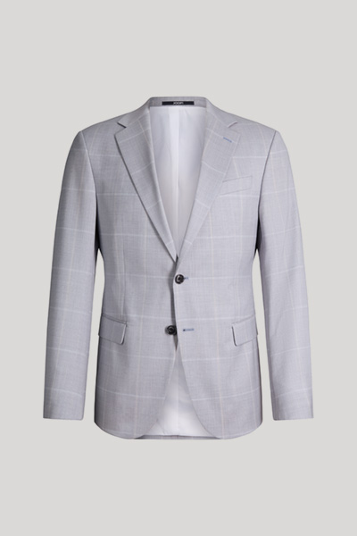 Hodge modular jacket in light blue check