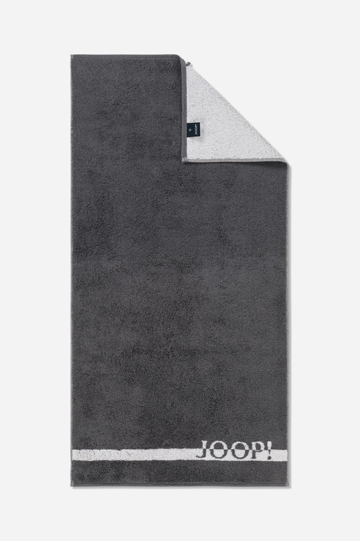 JOOP! SPLIT DOUBLEFACE Hand Towel in Stone, 50 x 100 cm