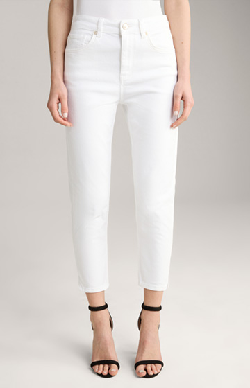 Tapered Jeans in White