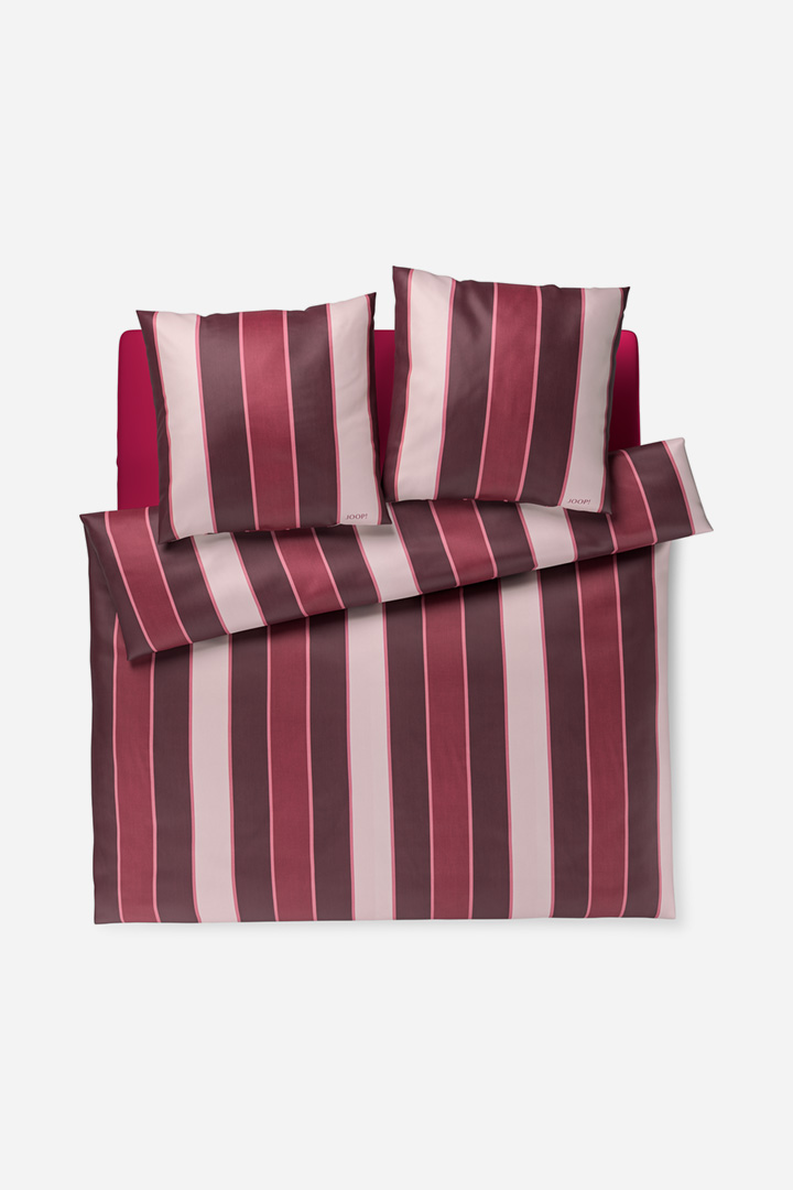 Führt zu Produktdetailseite „Bettwäsche JOOP! STRIPES in Rouge"