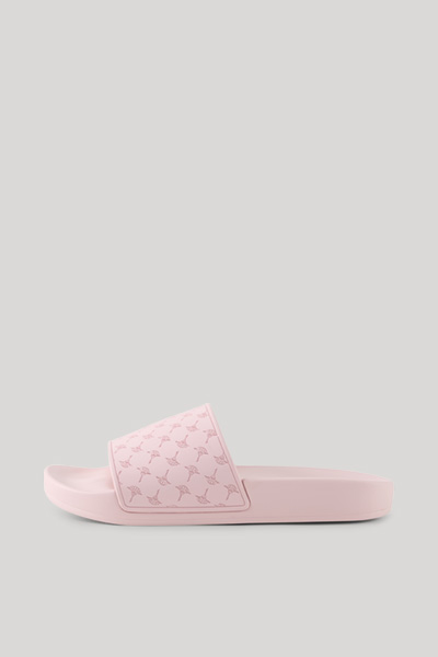 Leads to product detail page "Stampa fine oceano sandals in pink"