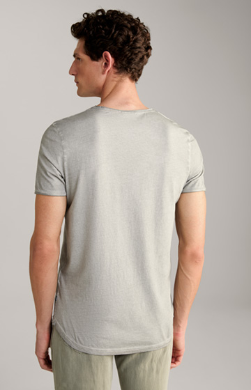 T-Shirt Clark in Acid-Grey