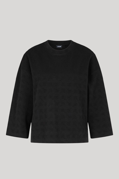 Sweatshirt Tashina in Schwarz