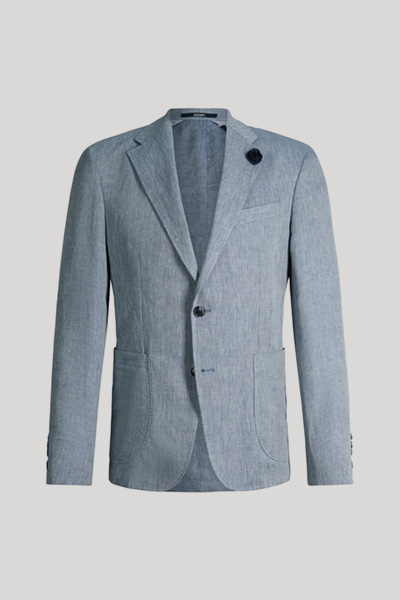 Sakko Hoverest in Mittelblau meliert