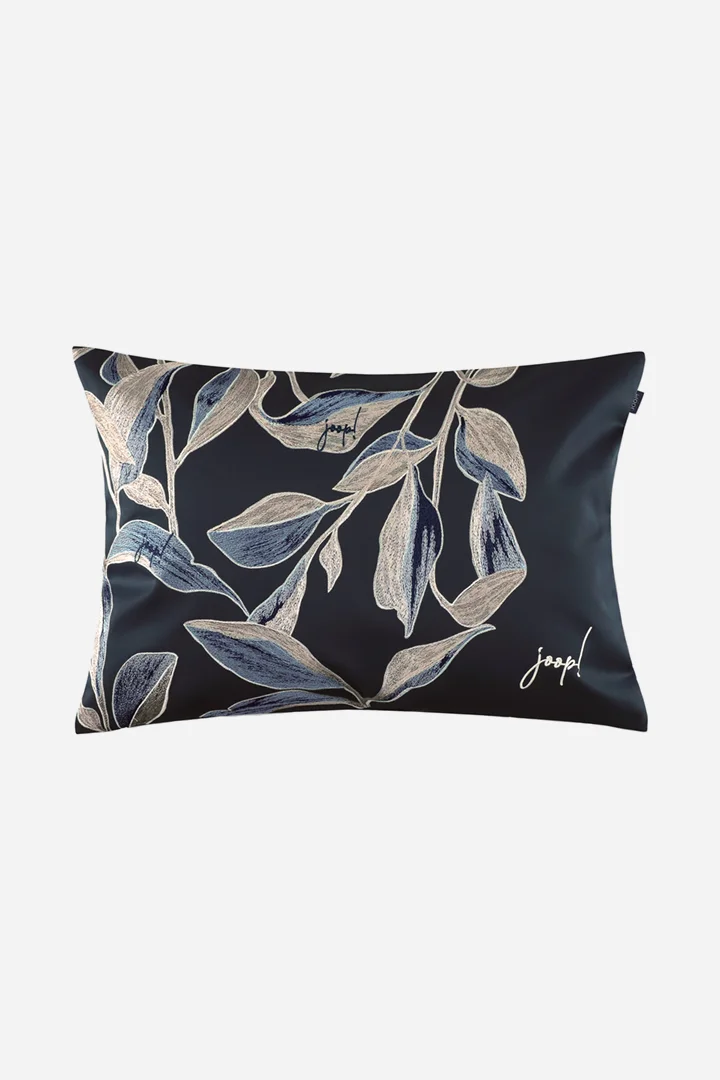 Leads to product detail page "Joop! flora decorative cushion cover 40x60 cm, navy"
