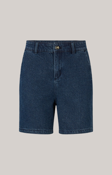 Jeans-Shorts in Denim Blue