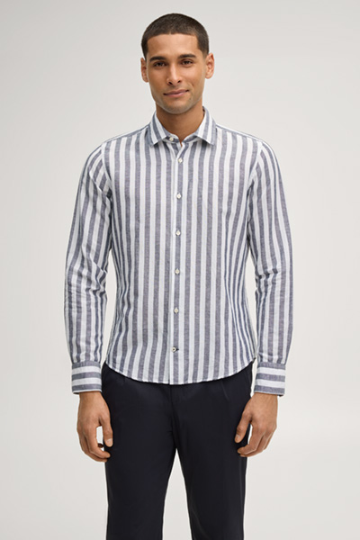 Pit shirt in navy stripes