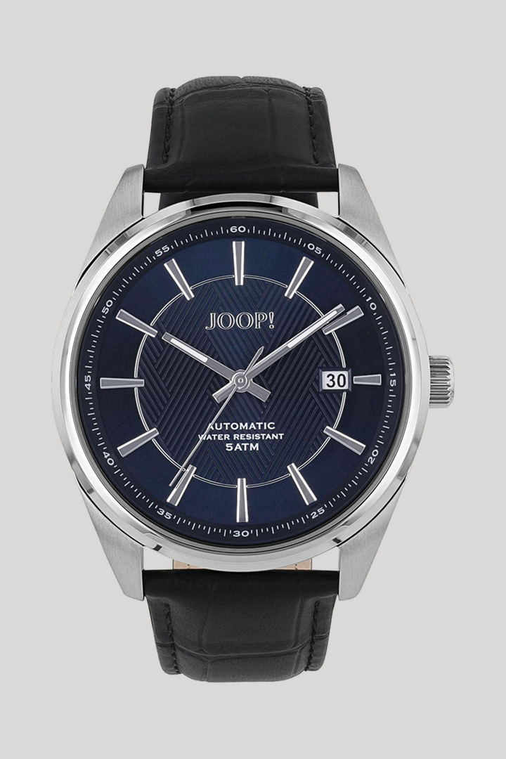 Führt zu Produktdetailseite „Herren-Armbanduhr in Silber/Navy"