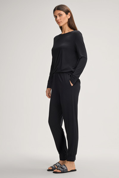 Pyjama-Set in Schwarz