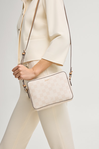 Leads to product detail page "Cortina Piazza Cloe Shoulder Bag in Ecru"