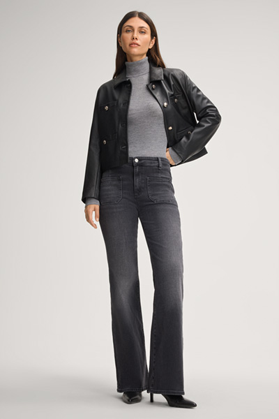 Kalis Turtleneck Jumper in Grey