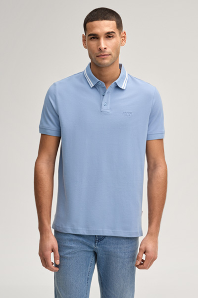Agneloa polo shirt in light blue