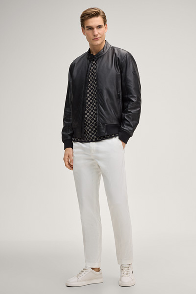 Bamor leather jacket in black