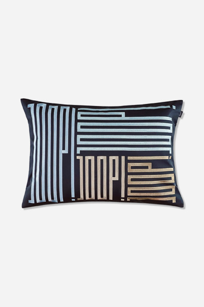 Leads to product detail page "Joop! bars decorative cushion cover 40x60 cm, navy"