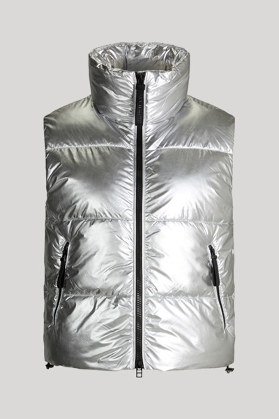 Steppweste Victoria in Silber