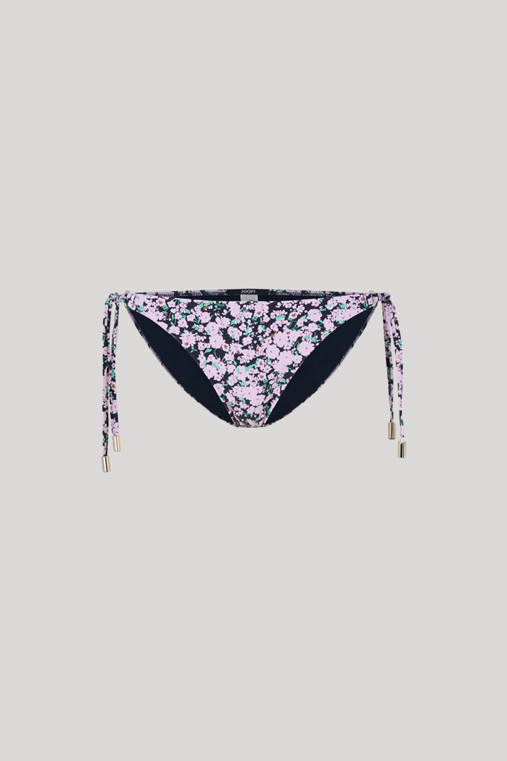 Bikinihose in Rosa/Schwarz