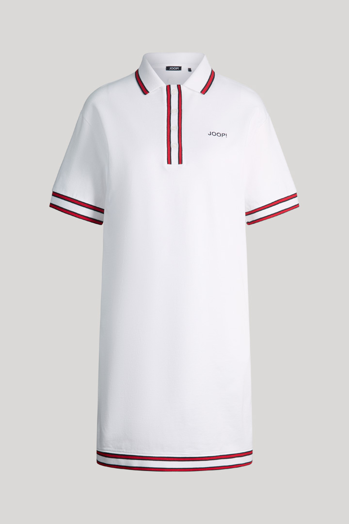 Führt zu Produktdetailseite „Polo-Kleid Tasa in Weiß"