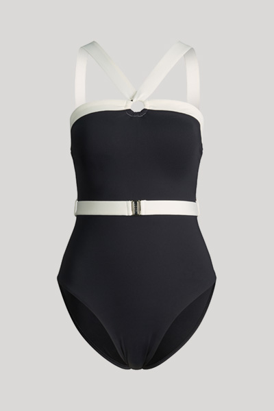 Swimsuit in black and white