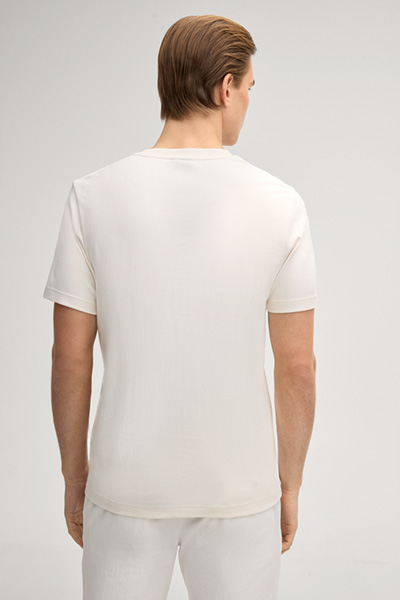 T-Shirt Priamo in Offwhite