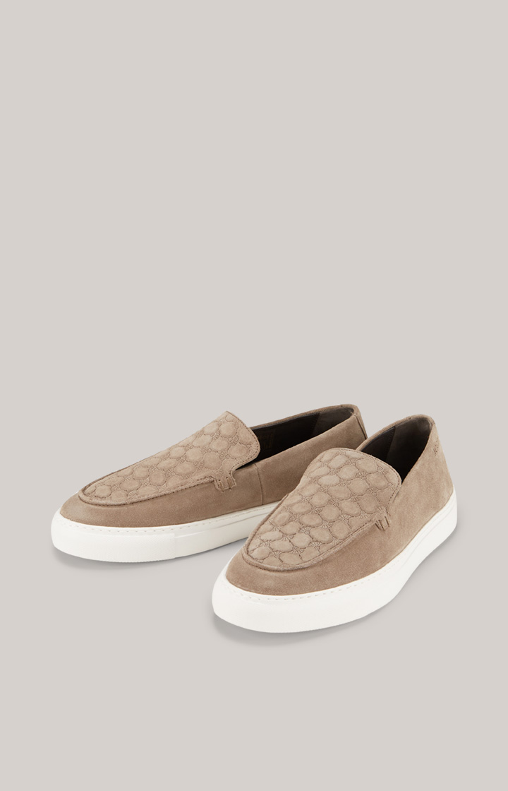 Velluto Coralie Loafers in Funghi